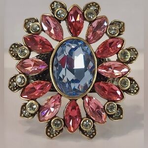 Heidi Daus “Glorious Garden” cocktail ring